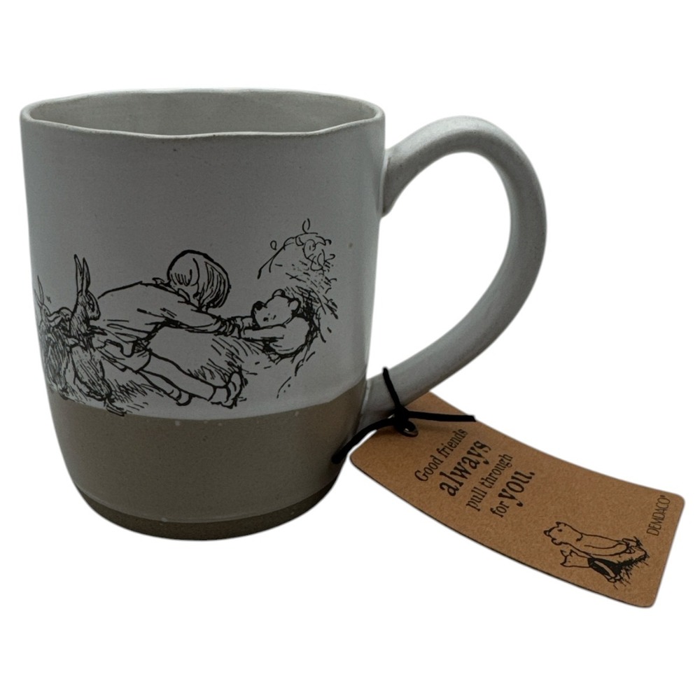 Winnie The Pooh Good Friends Always Pull Through For You NWT Demdaco Coffee Mug